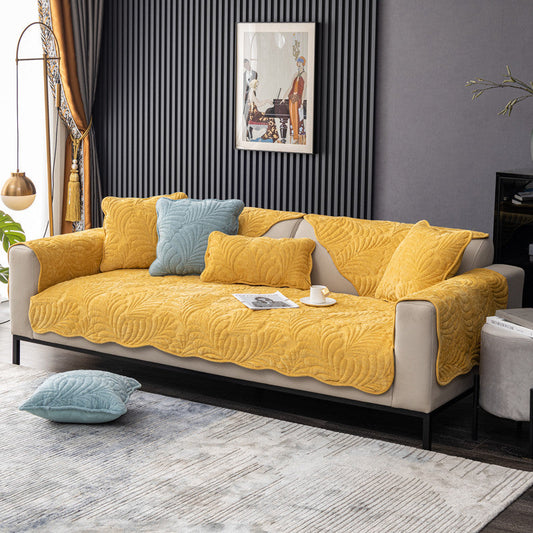 Unfitted Chenille Sofa Covers for Wedding Lounges and Engagement Setup