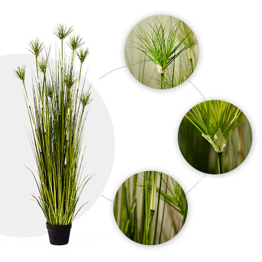 150cm Green Artificial Indoor Potted Papyrus Plant