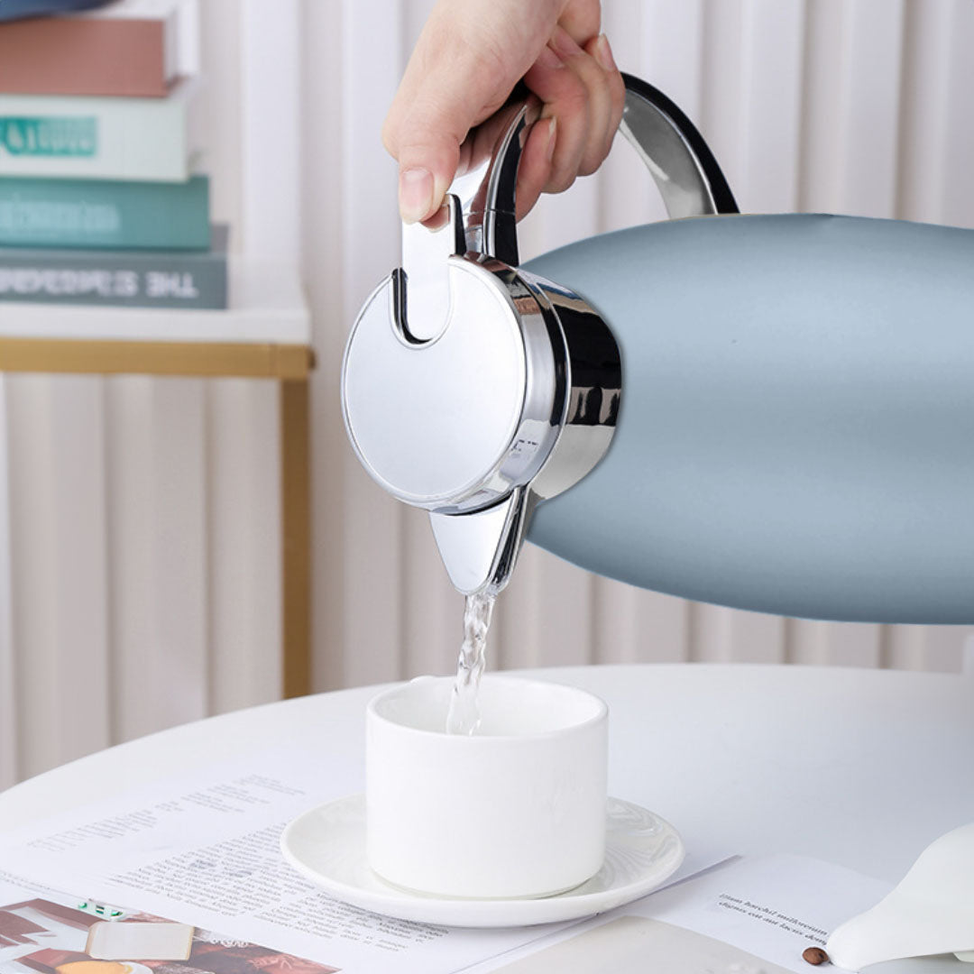 Soga Premium 2.3L Blue Color 3-Layer Vacuum Insulated Stainless Steel Flask Ideal for Home and Office