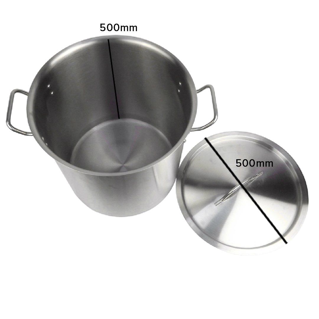98L Top Grade 18/10 Stainless Steel Stockpot