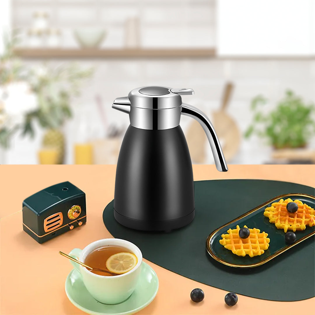 SOGA 1.2L Stainless Steel Kettle Black