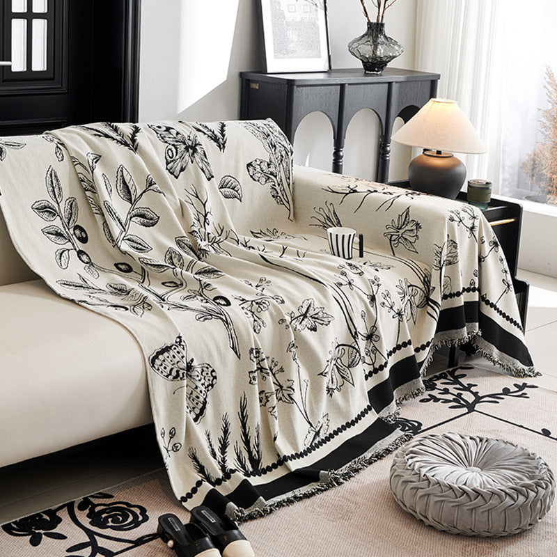 MuMold – Modern Chenille Sofa Towel with Anti-Slip Backing