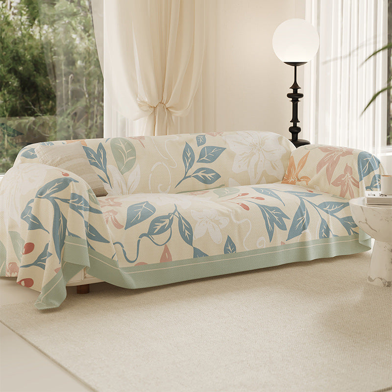 Orchid Veil – All-Inclusive Dustproof Sofa Towel