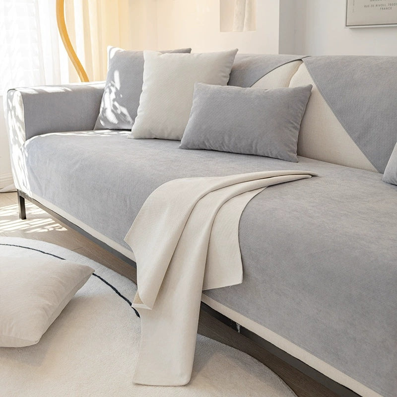 How Home Stylists Use Unfitted Chenille Sofa Covers to Stage Rooms for Real Estate Photography