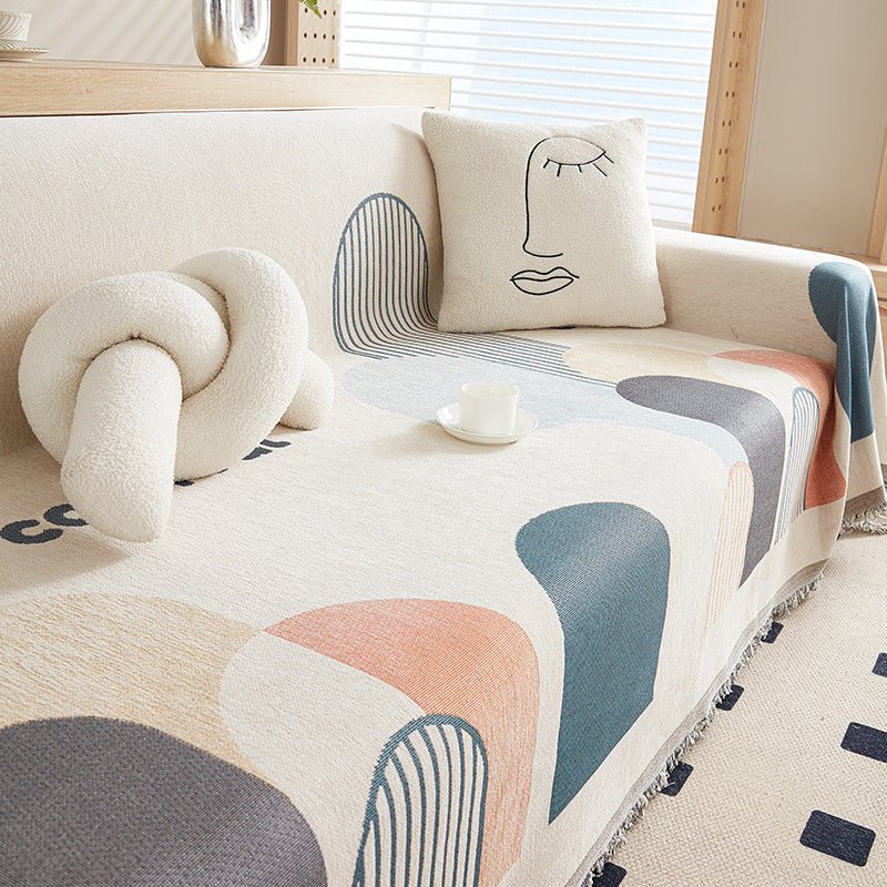 Moving Soon? Use Unfitted Chenille Sofa Covers to Revive Your Space Before the Sale - Snug & Homely