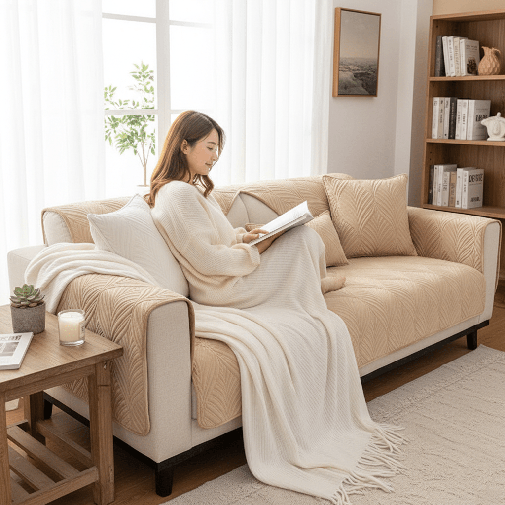 Plush Comfort, Zero Slips: Meet Your New Sofa Favourite - Snug & Homely