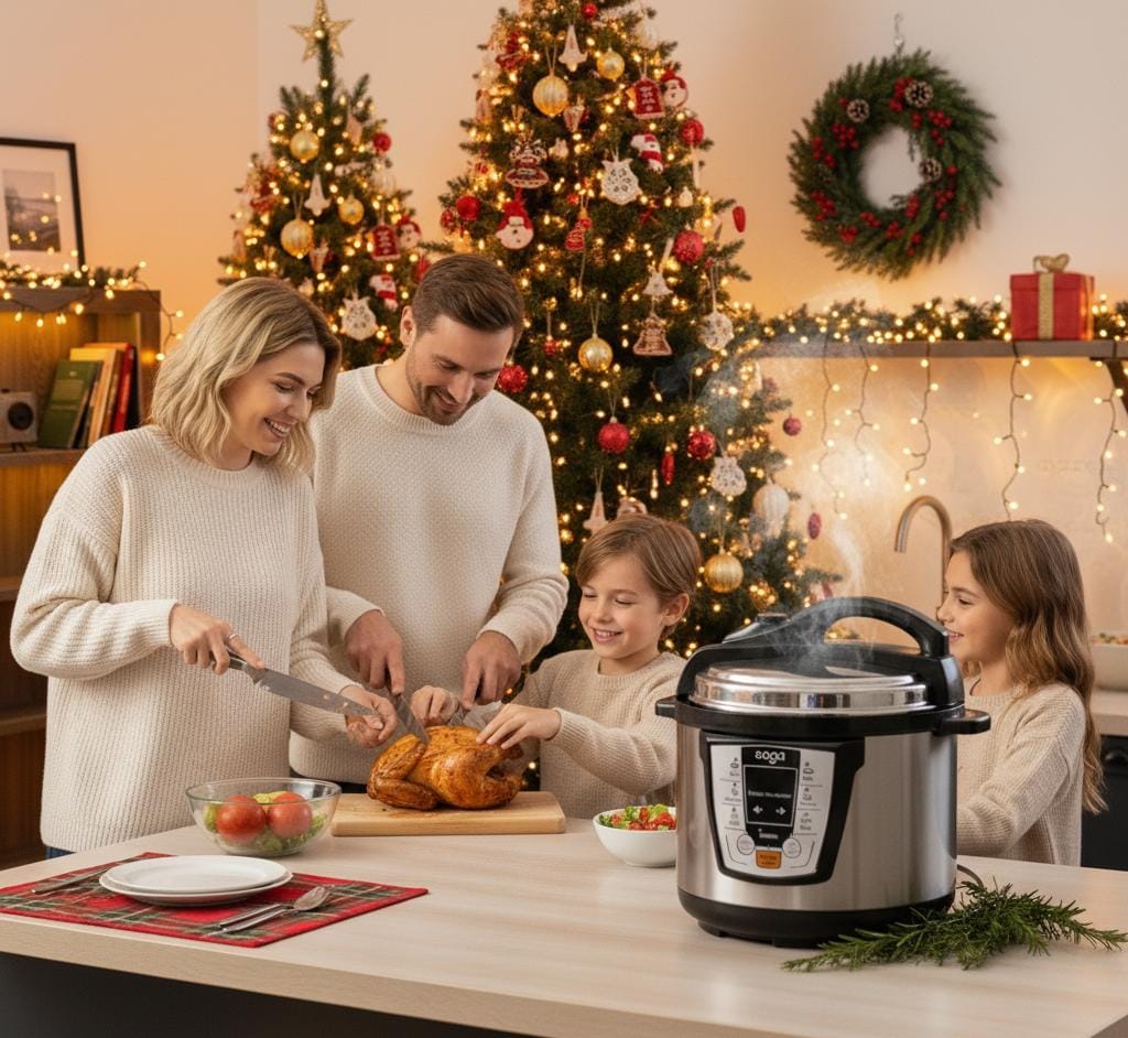 SOGA Electric Stainless Steel Pressure Cooker 10L – Your Ultimate Festive Kitchen Companion - Snug & Homely