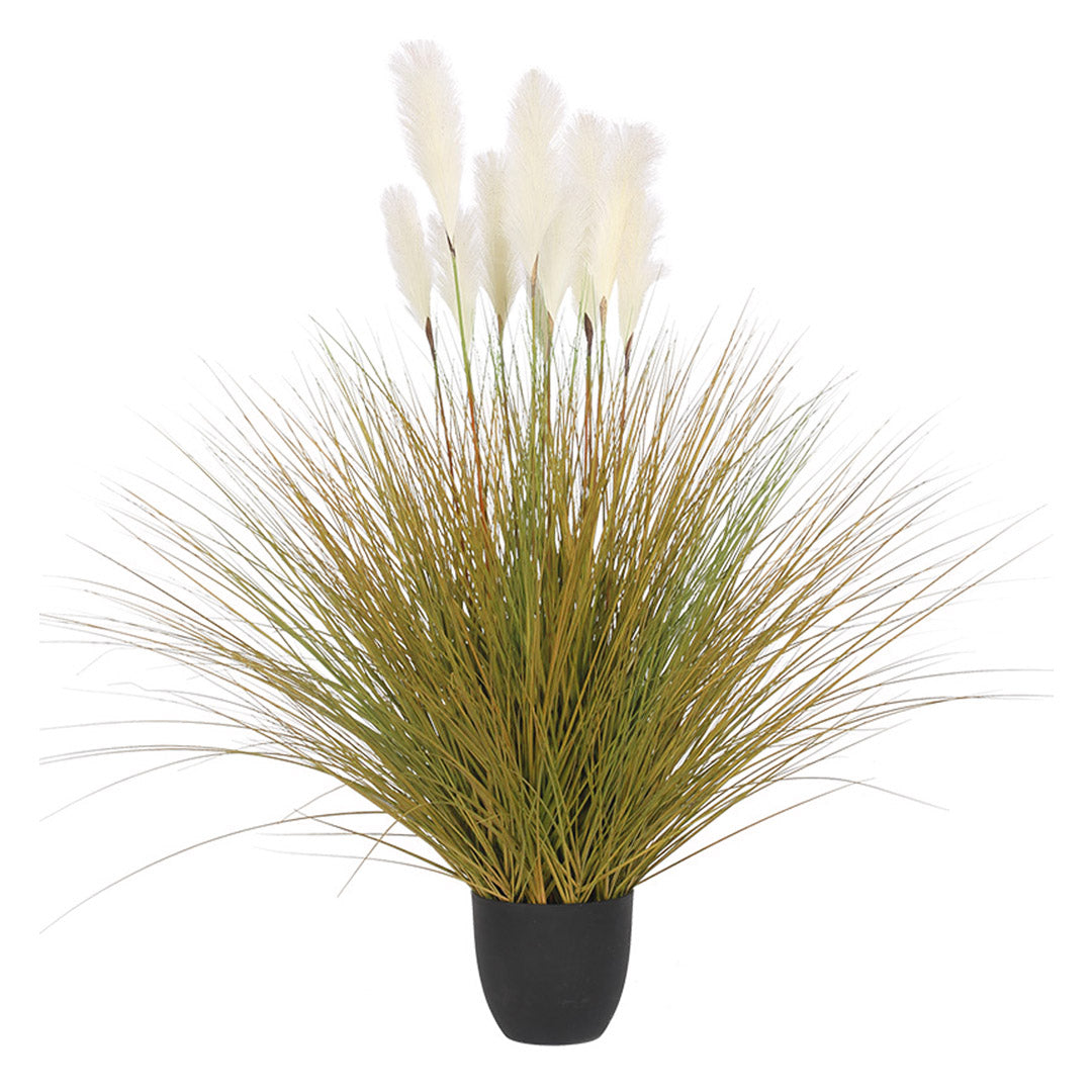 137cm Artificial Indoor Potted Reed Bulrush Grass