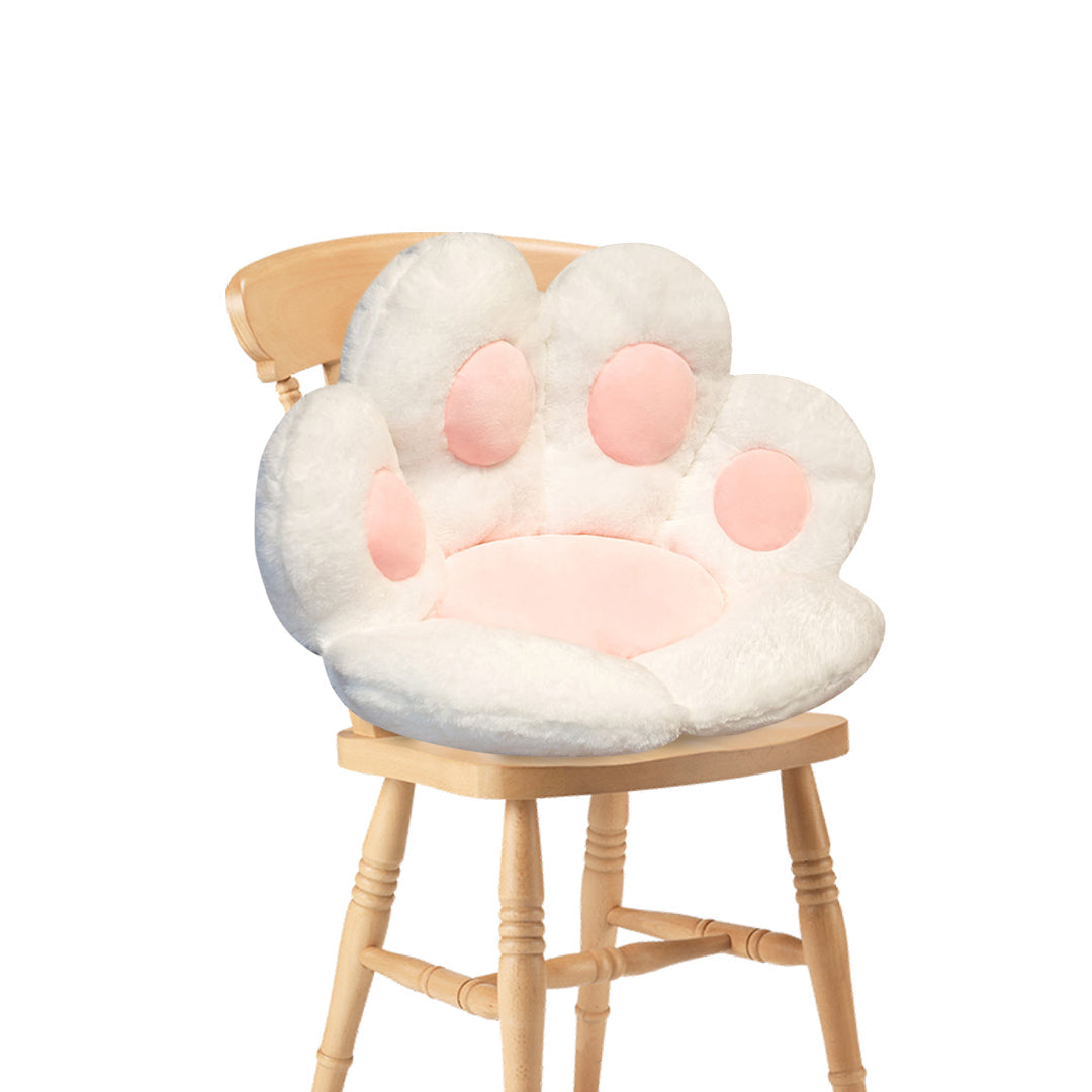 White Paw Shape Cushion