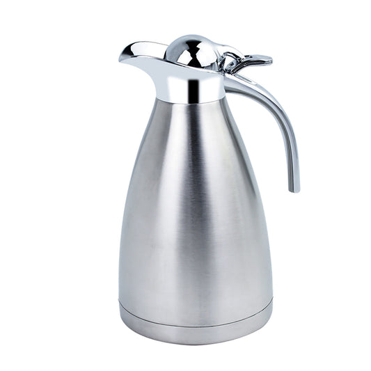 SOGA 1.5L Silver Color 3-Layer Inner Stainless Steel, Vacuum Insulated and Outer Stainless Steel Thermal Flask