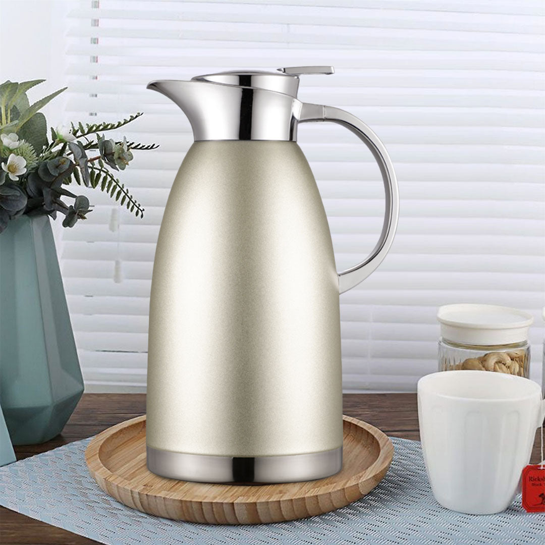 SOGA 1.8LSilver Double-Wall vacuum with 2 layers stainless steel Construction Thermal Flask