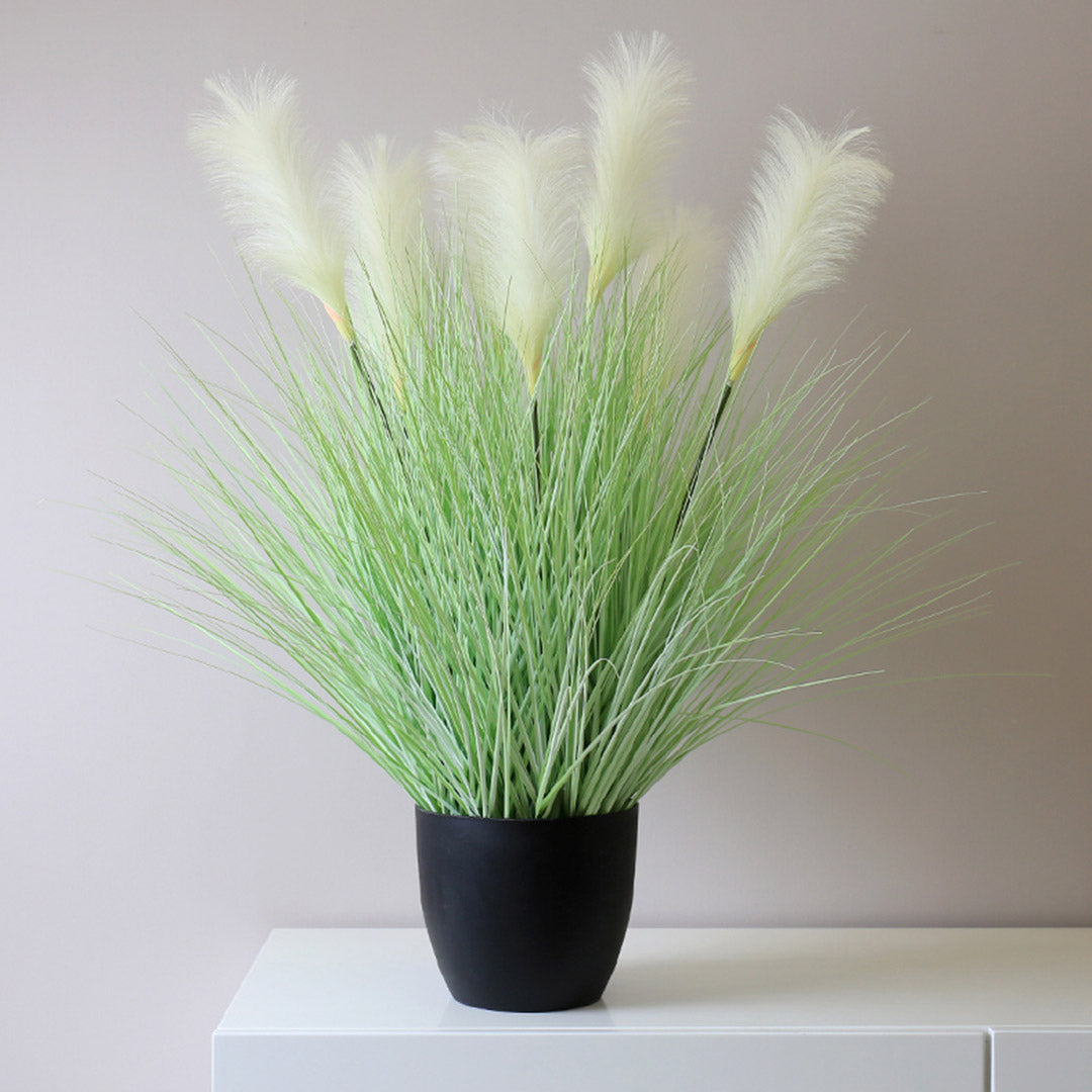 137cm Artificial Indoor Potted Bulrush Grass Tree