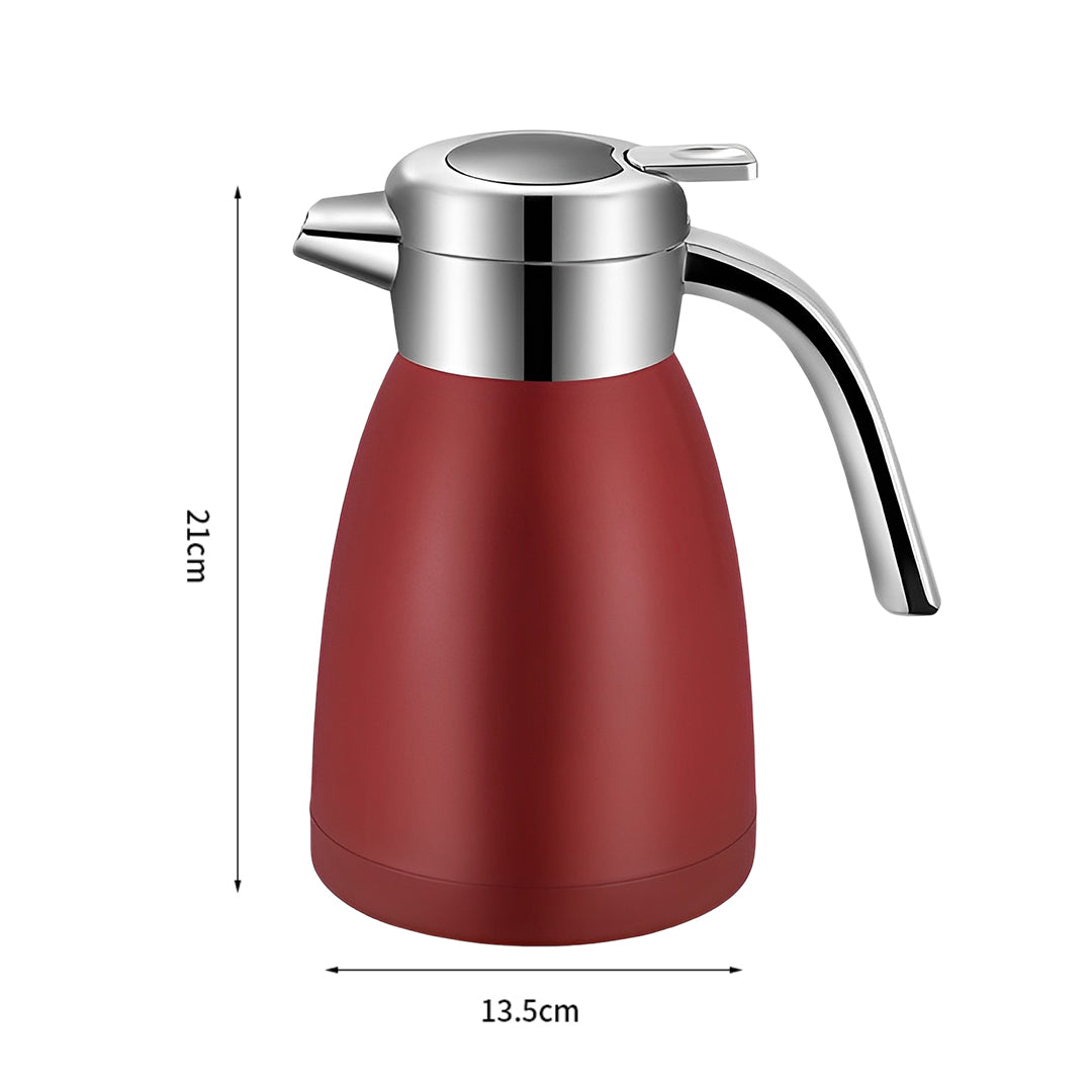 SOGA 1.2L Stainless Steel Kettle Red