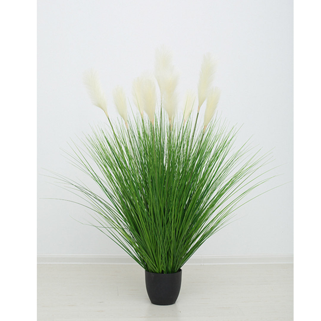 110cm Artificial Indoor Potted Reed Bulrush Grass