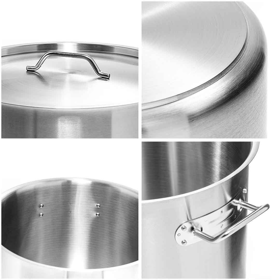 32L Top Grade 18/10 Stainless Steel Stockpot