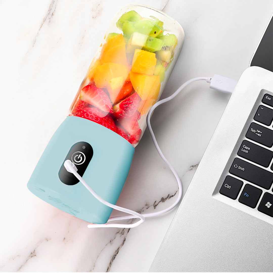 Portable Mini USB Rechargeable Handheld Juicer Blue