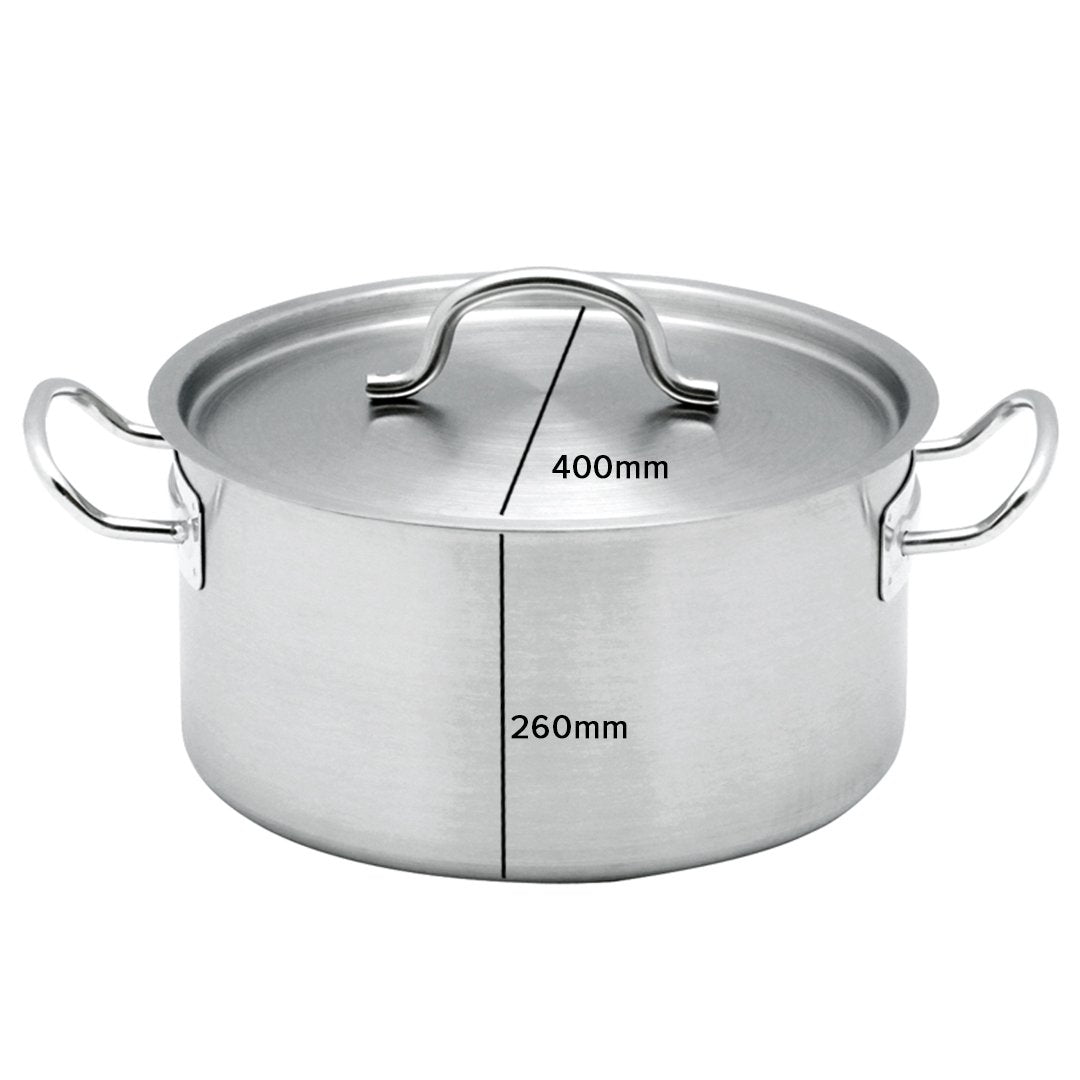 32L Top Grade 18/10 Stainless Steel Stockpot