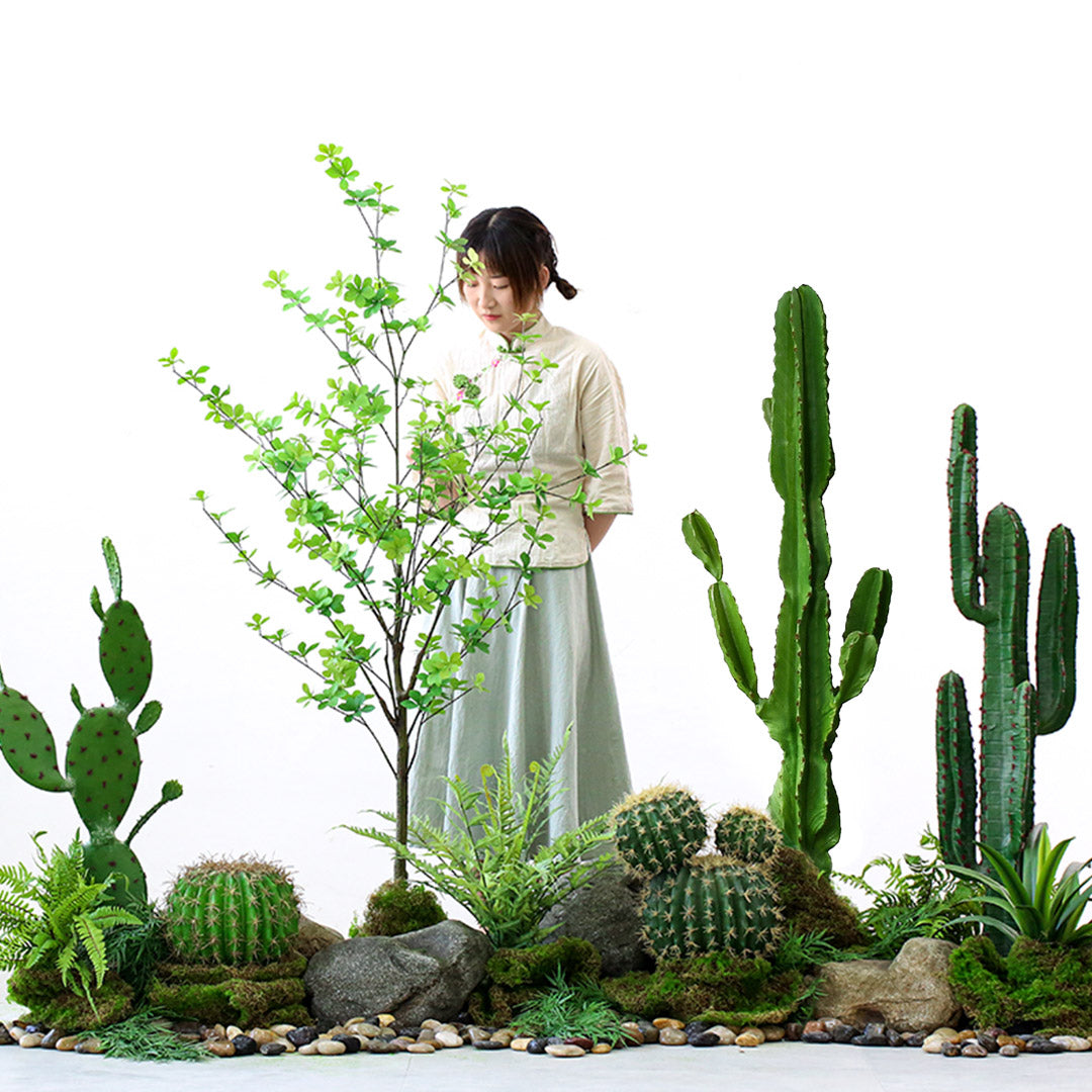 120cm Artificial Indoor Cactus Tree 6 Heads