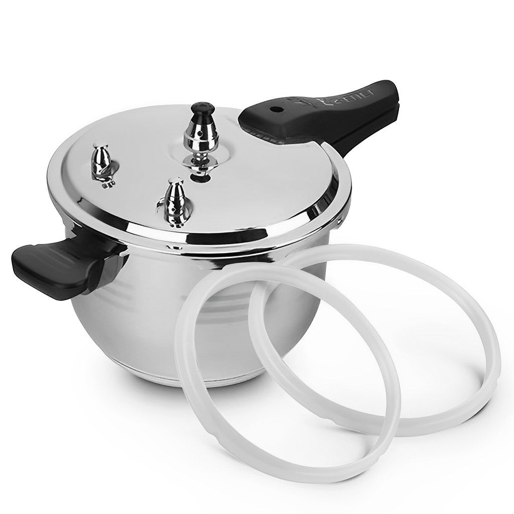 10L Commercial Grade Stainless Steel Pressure Cooker With Seal - Snug & Homely