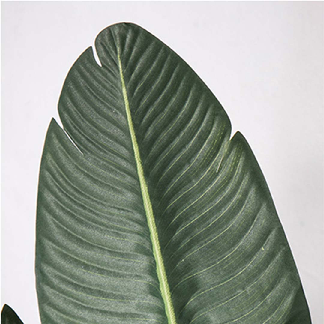 120cm Artificial Traveler Banana Plant- Leaf blade close up