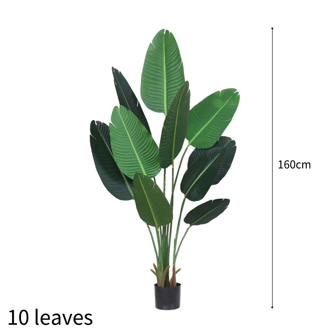 160cm Artificial Traveler Banana Plant has 10 leaves