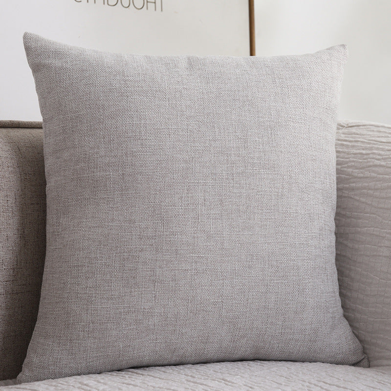 Simple Harmony: Cotton Linen Cushion