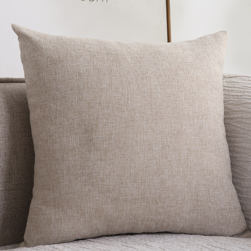 Simple Harmony: Cotton Linen Cushion