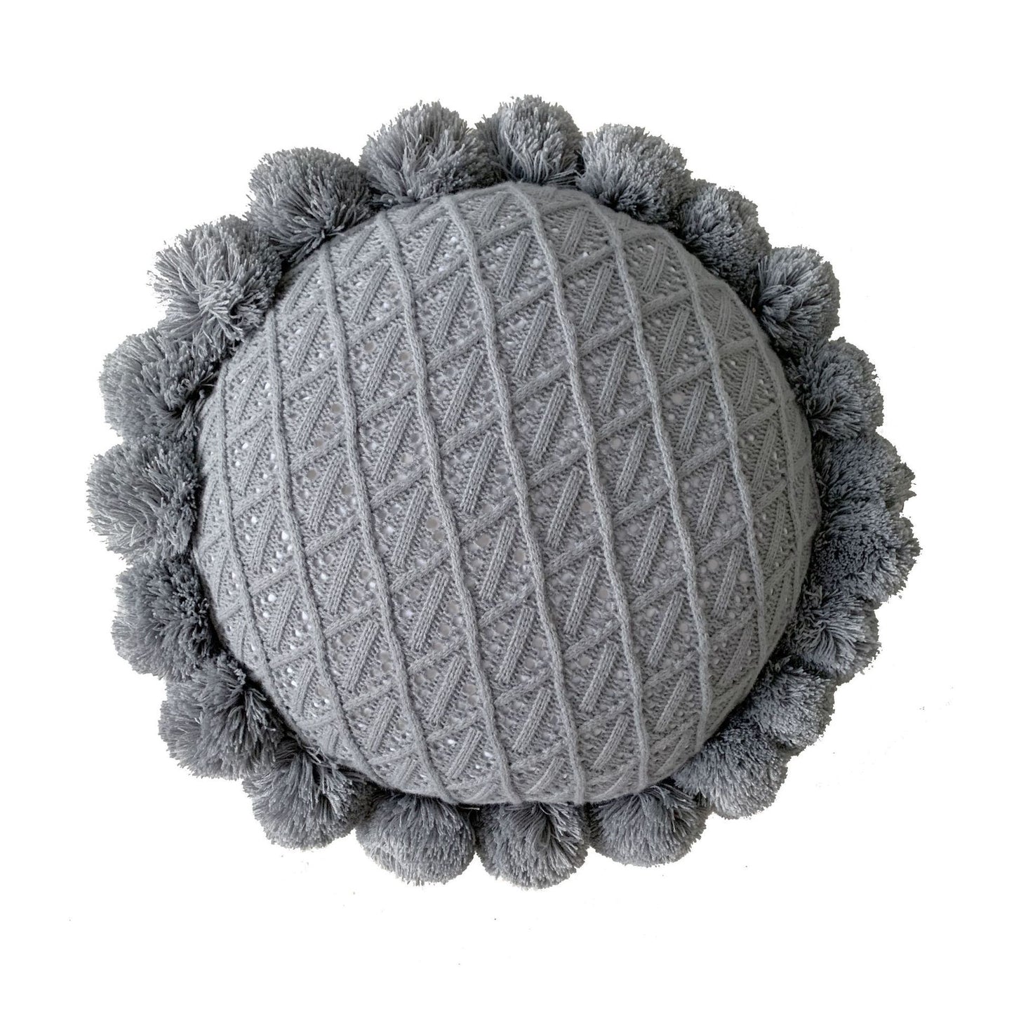 Ball Throw Pillow Futon Knitted Cushion