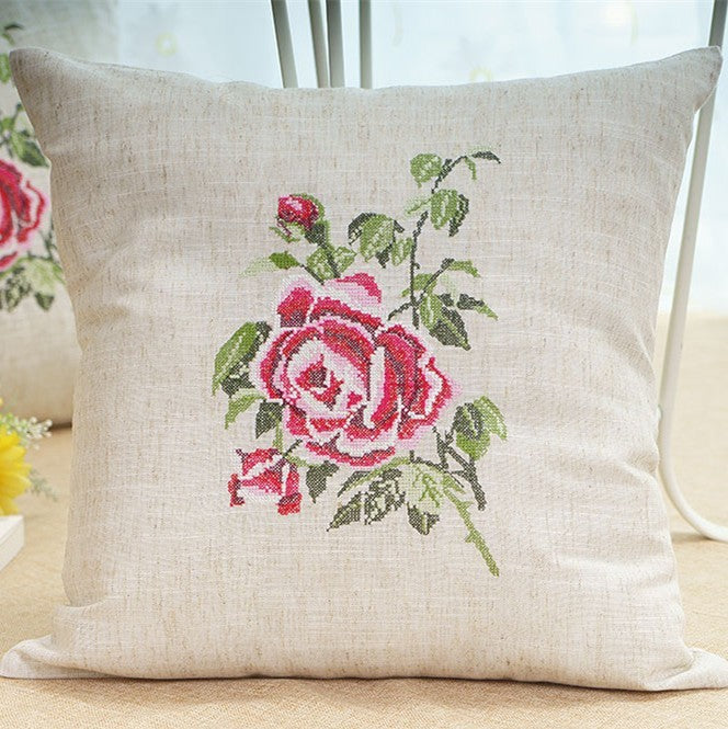 Pastoral Style Fashion Embroidery Pillow