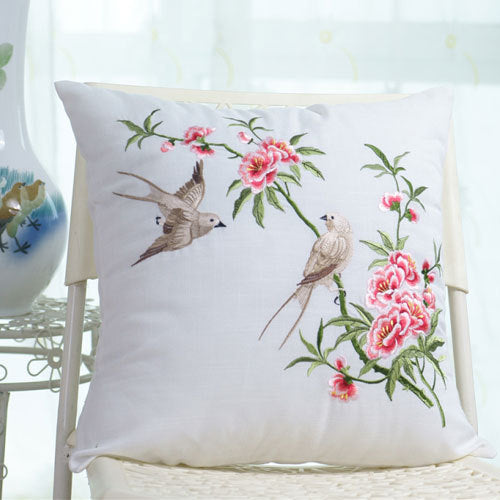 Pastoral Style Fashion Embroidery Pillow