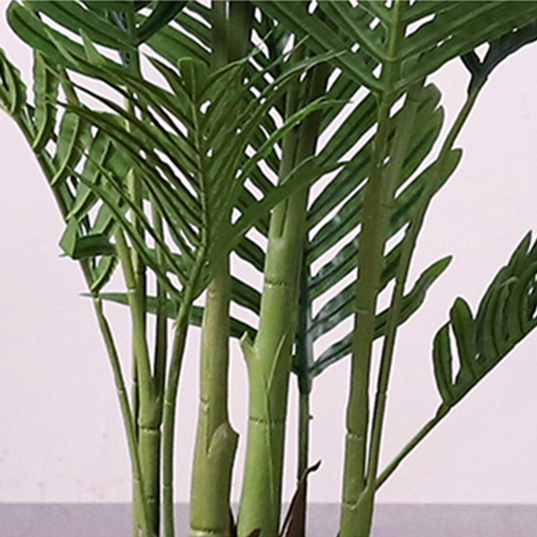 Features of 180cm Artificial Swallowtail Sunflower Plant- close up of trunk