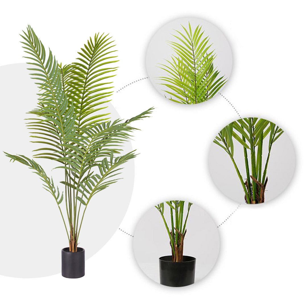 180cm Artificial Rogue Areca Palm Tree - Snug & Homely