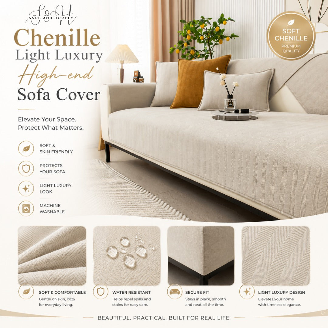 Chenille Light Luxury High-end Sofa Cover