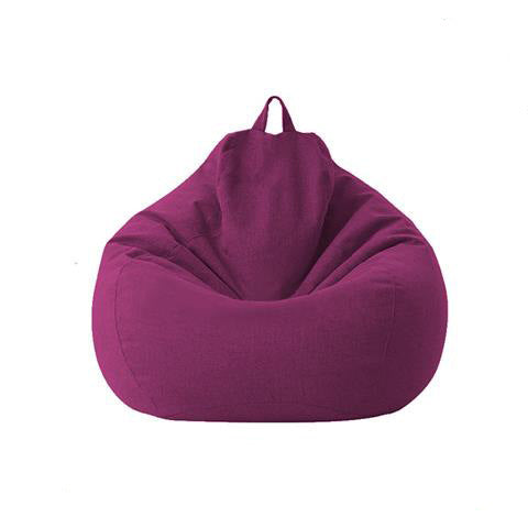 Lazy Sofa Bean Bag – Stylish and Comfortable Bean Bag for Small Apartments in Australia- Deep pink