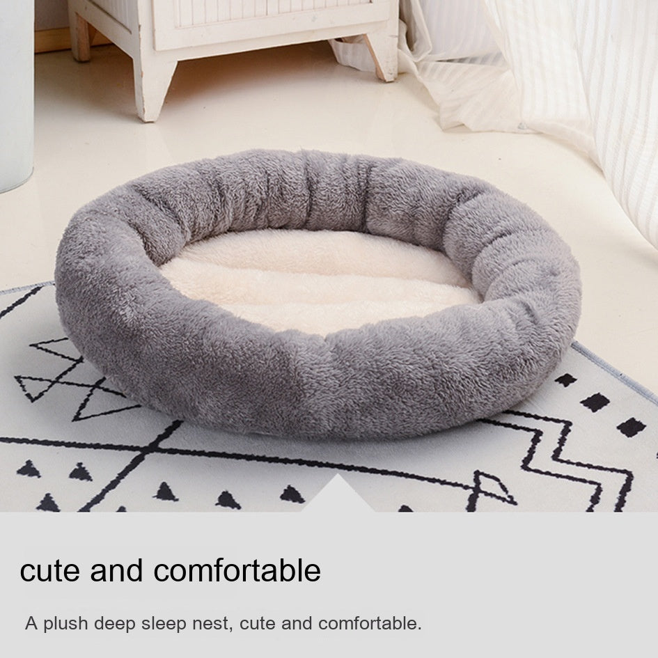 Four Seasons Pet Bed Cushion Round Warm