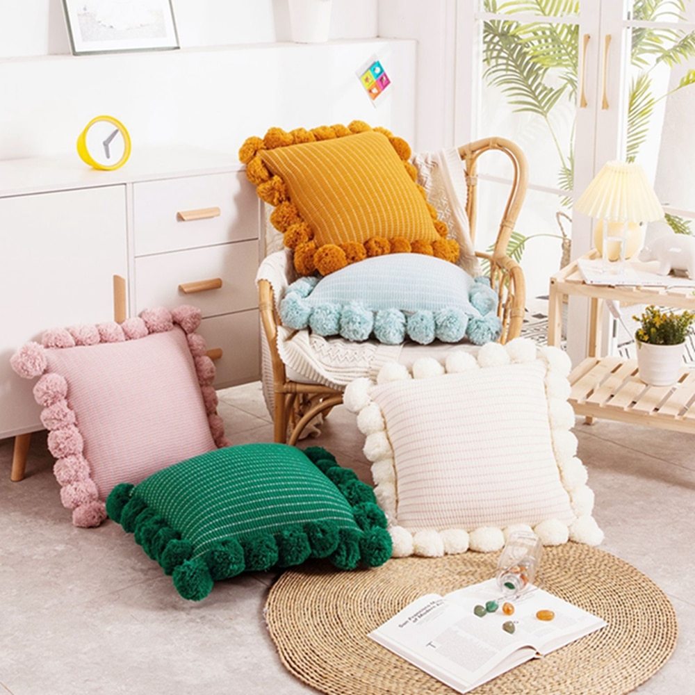 Luxury Knitted Throw Pillow