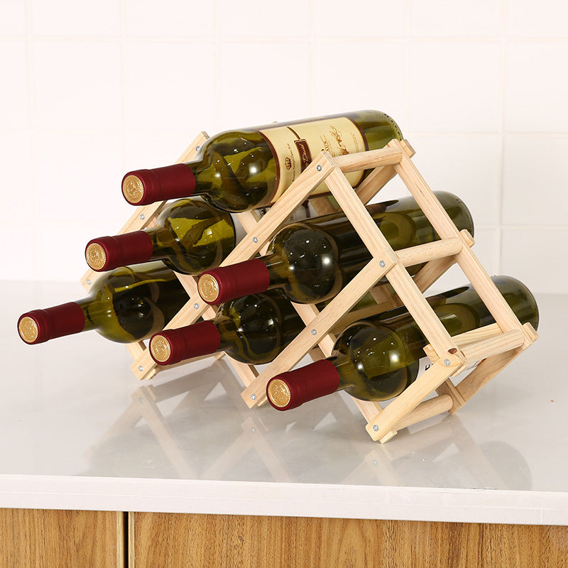 Wooden Wine Rack-Foldable