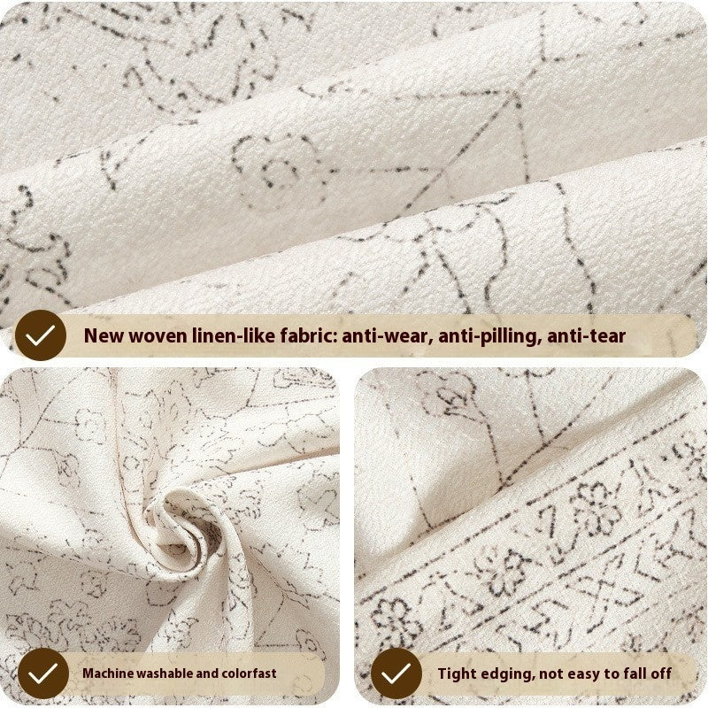 Ethnic Light Luxury Dustproof Sofa Slipcover – Persian Floral Collection