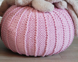 Knitted Sofa Pouf