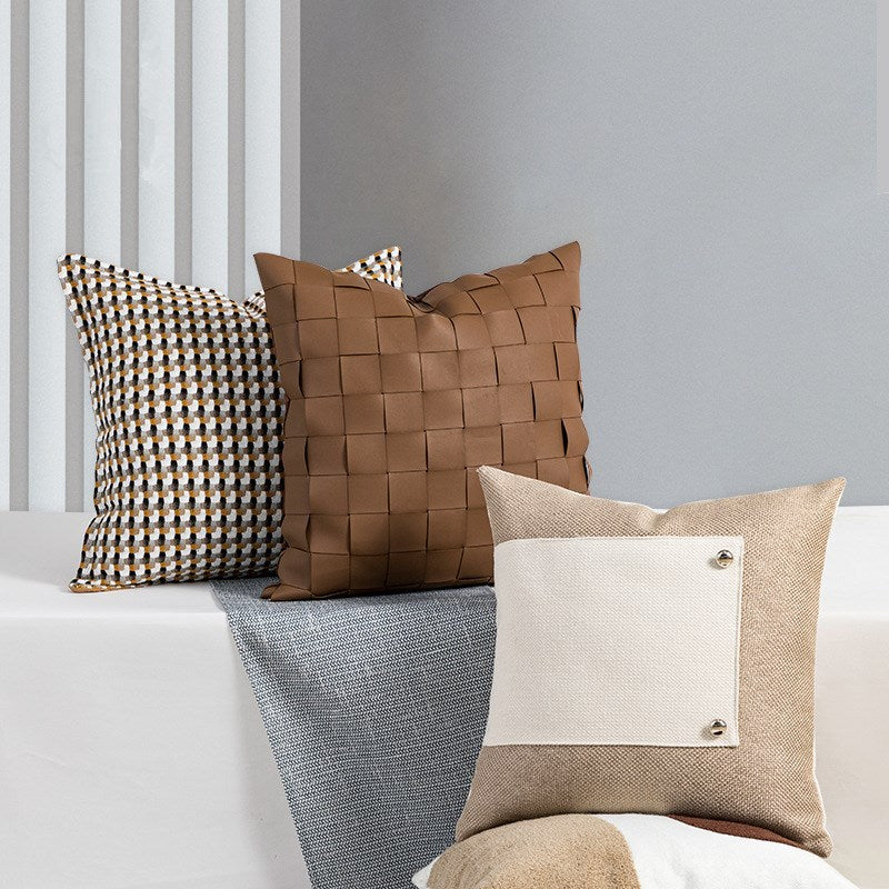 Scandinavian Style Woven Pillow Covers