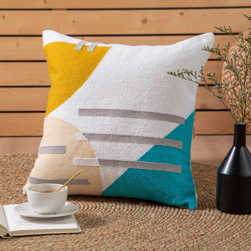 Nordic Cotton Canvas Throw Pillow Cover