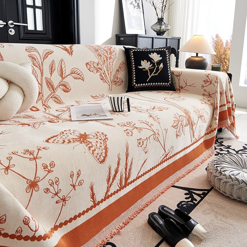 MuMold – Modern Chenille Sofa Towel with Anti-Slip Backing