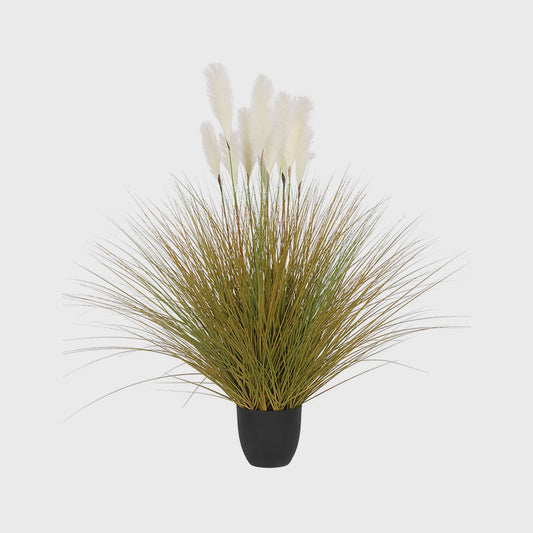 137cm Artificial Indoor Potted Reed Bulrush Grass