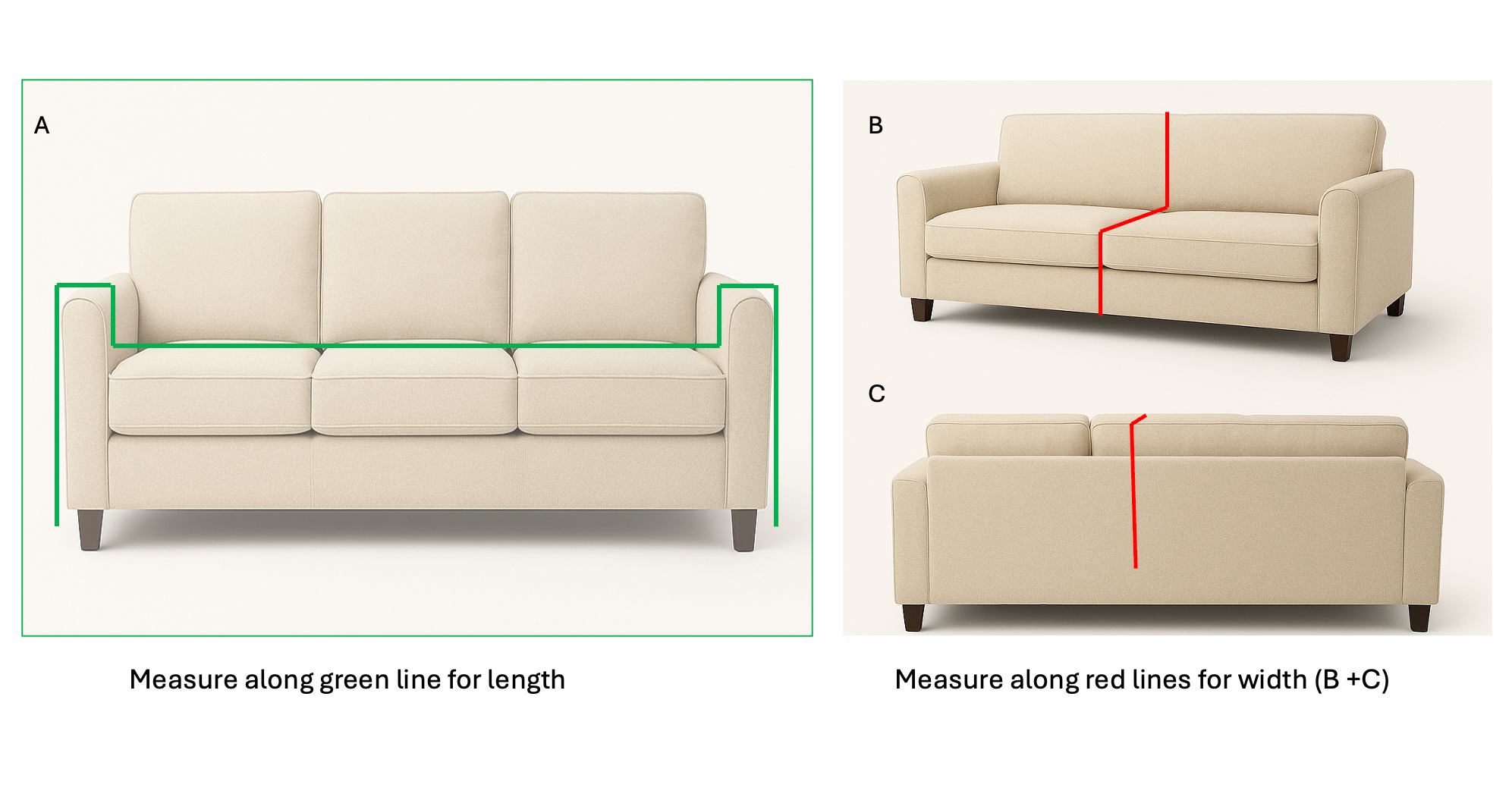 HerriLoom Modern Chenille Herringbone Sofa Cover