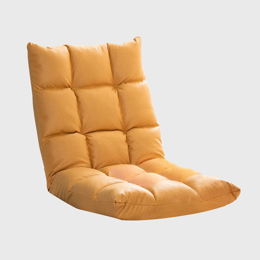 Air Leather Recliner Lounge Sofa Cushion Yellow