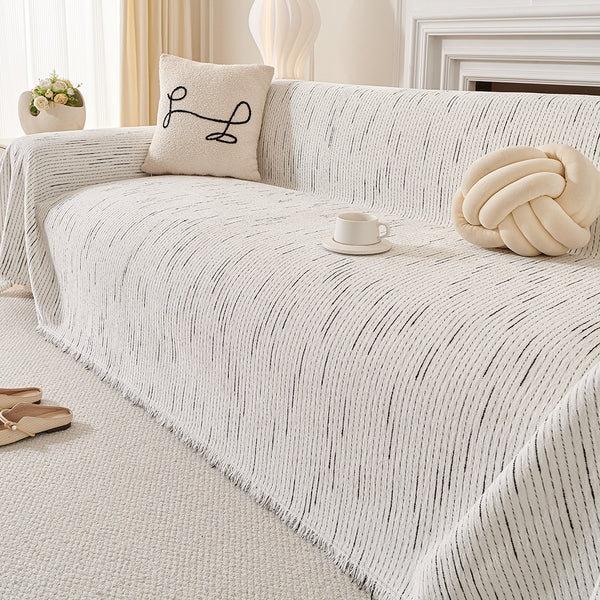 New Light Chenille Sofa Throw