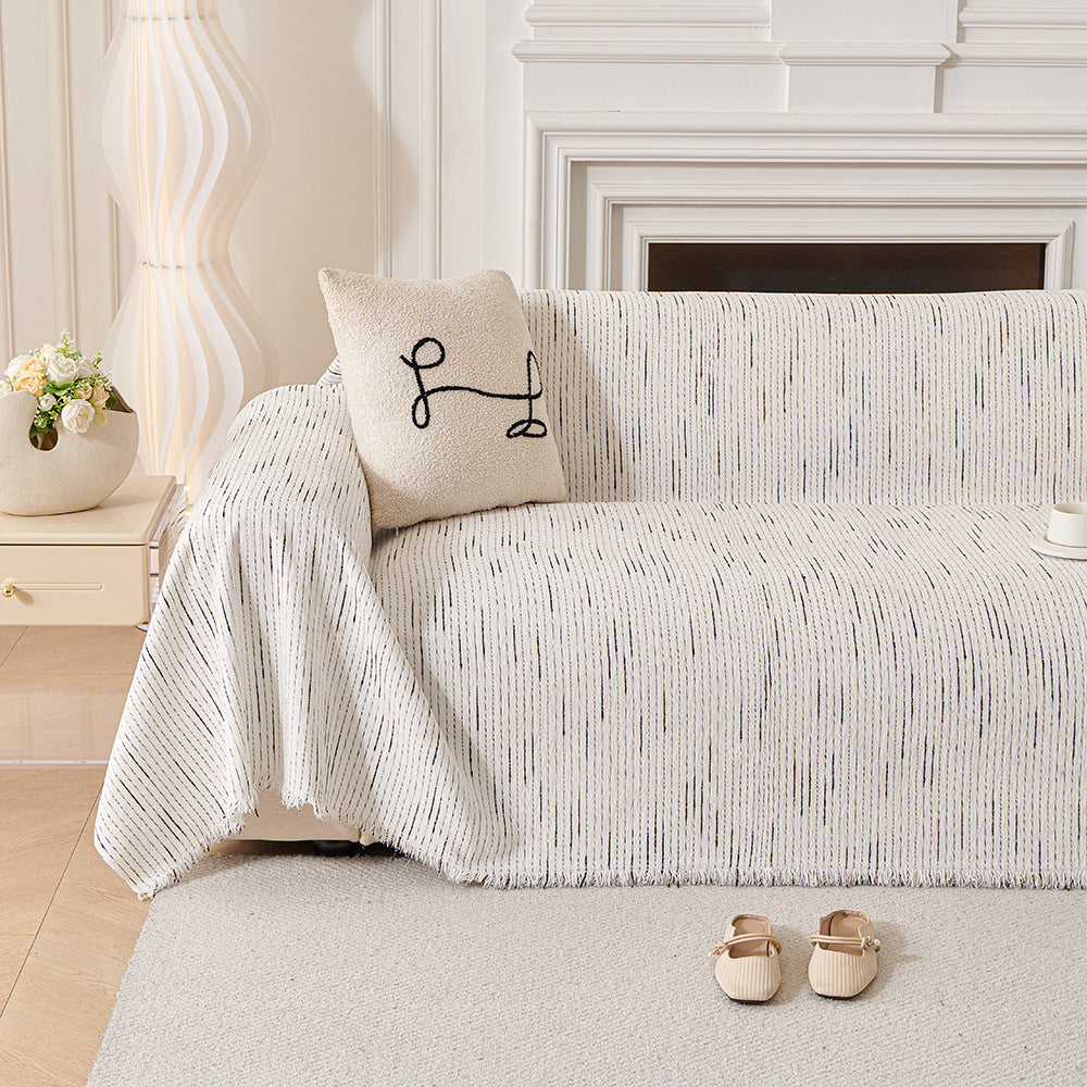 New Light Chenille Sofa Throw