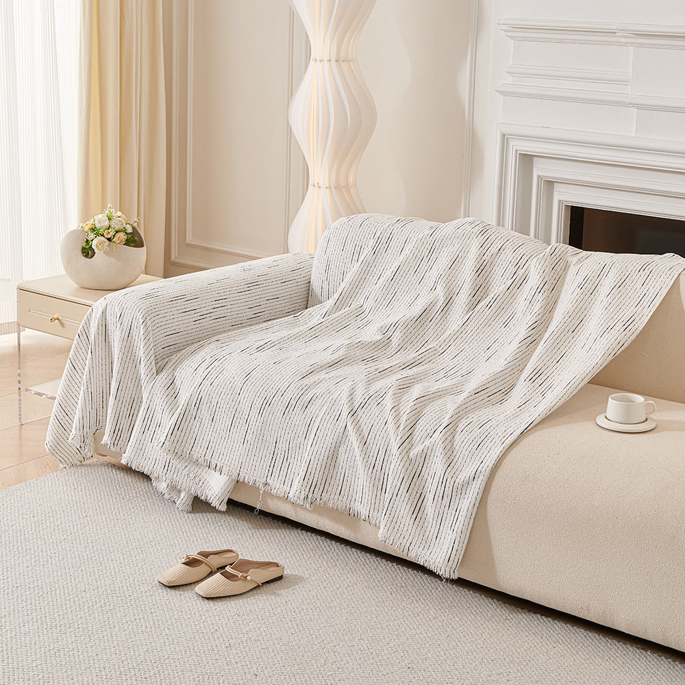 New Light Chenille Sofa Throw