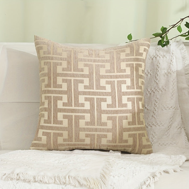 Chenille Jacquard Pillow cover