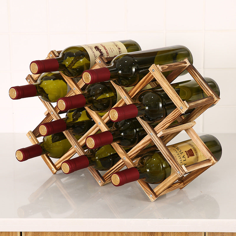 Wooden Wine Rack-Foldable